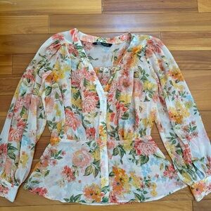 Zara floral tops